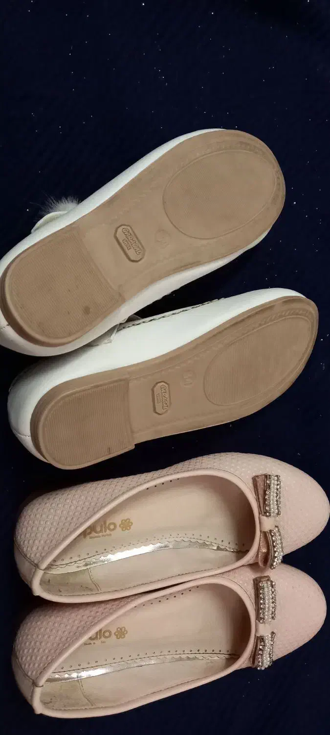 دو جفت کفش سایز ۳۴ ویک کلاه|کفش و لباس بچه|کلاچای, |دیوار