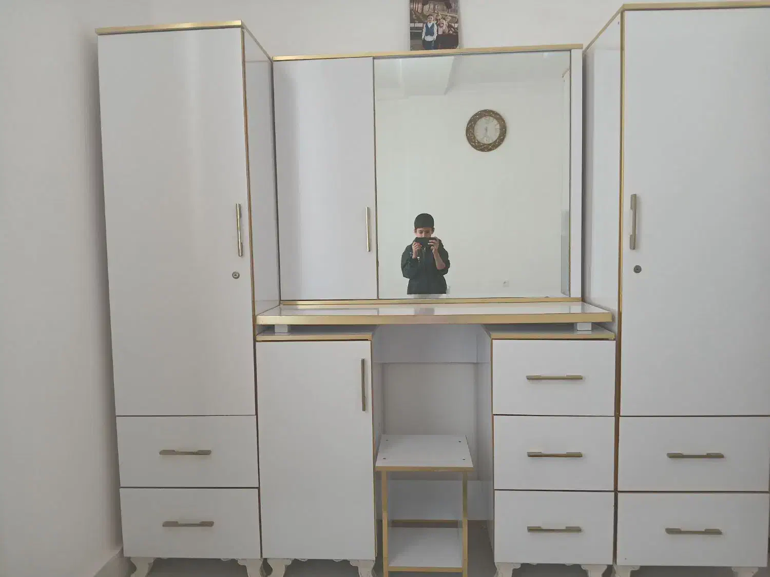 کمد سه تیکه|جاکفشی، کمد، دراور|مهاباد (آذربایجان غربی), |دیوار