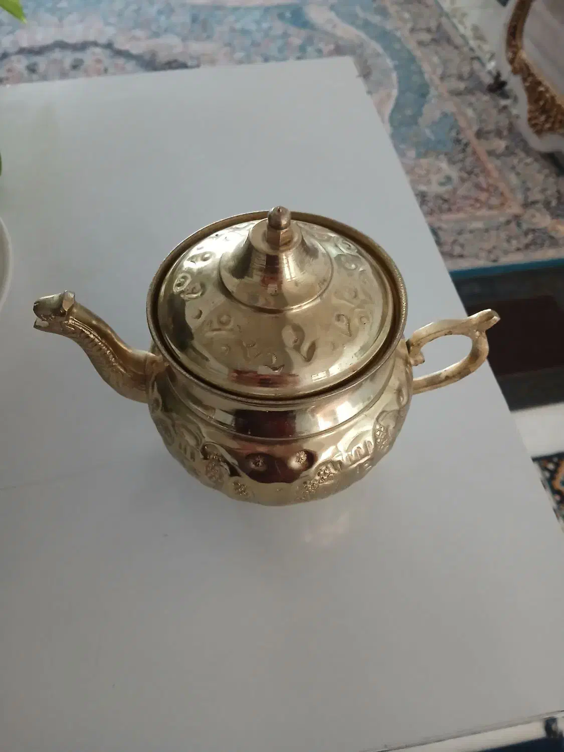 قوری و پارچ برنجی|کلکسیون اشیاء عتیقه|مشهد, شهید علی محمدی|دیوار