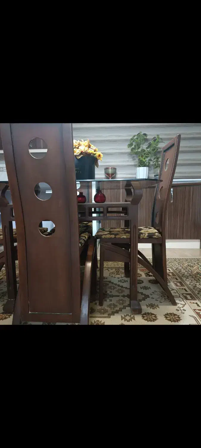 میز ناهار خوری 4 نفره دو طبقه|میز و صندلی غذاخوری|آزادشهر, |دیوار