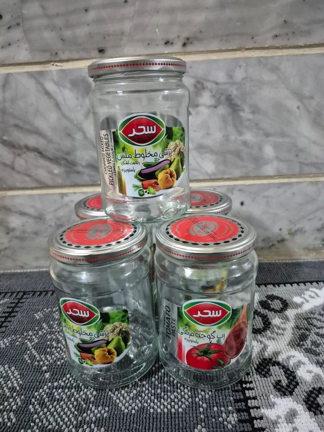 شیشه|ظروف نگهدارنده، پلاستیکی، یک‌بارمصرف|اقبالیه, |دیوار