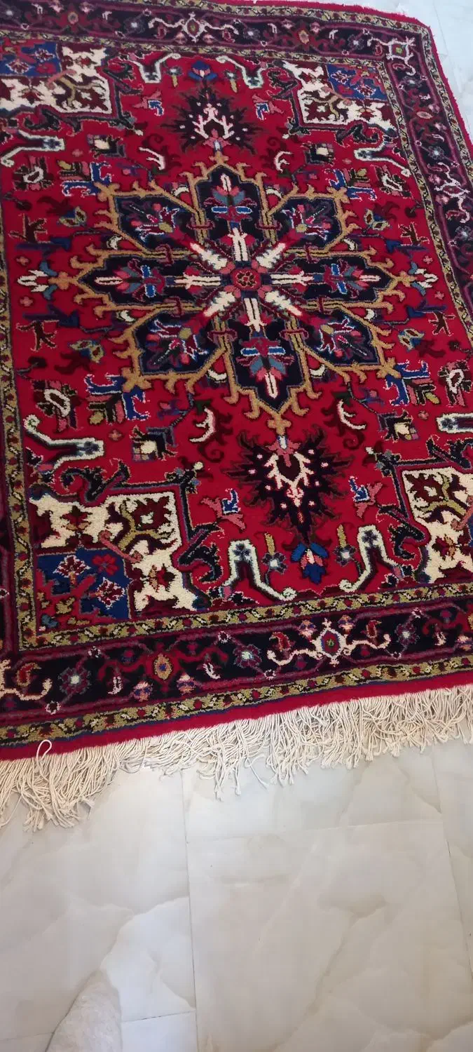 یک جفت فرش دستبافت یک ونیم در دو|فرش|سراب, |دیوار