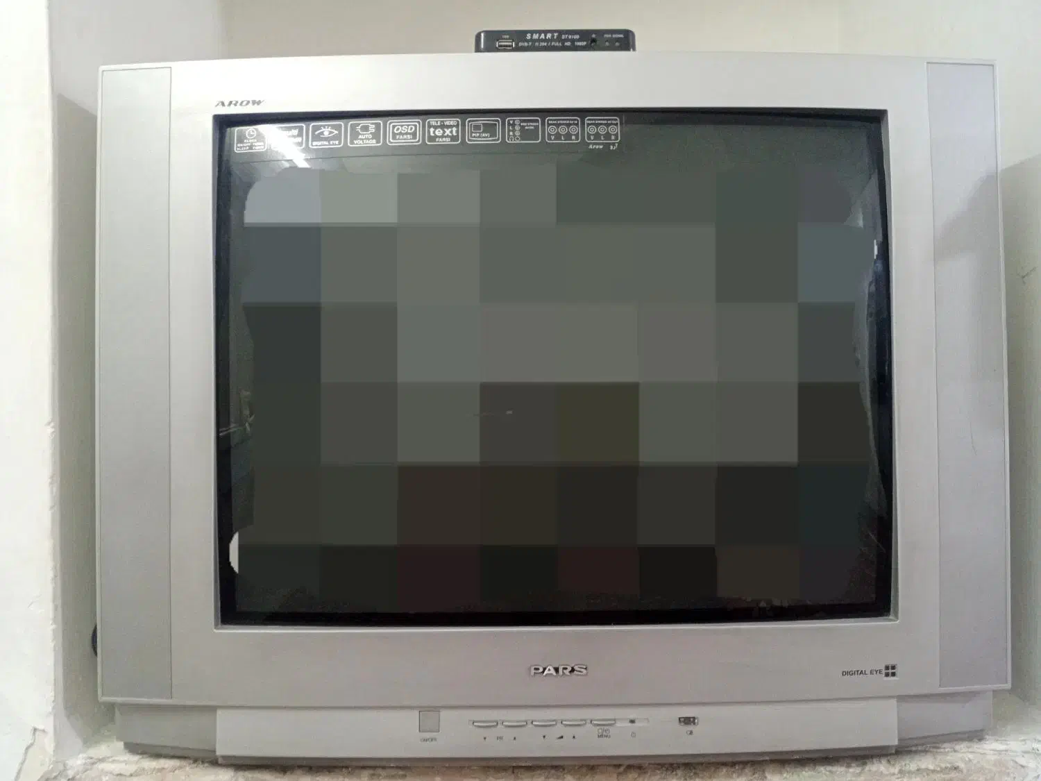 تلویزیون 29 اینچ پارس با دستگاه دیجیتال|تلویزیون و پروژکتور|سمنان, |دیوار
