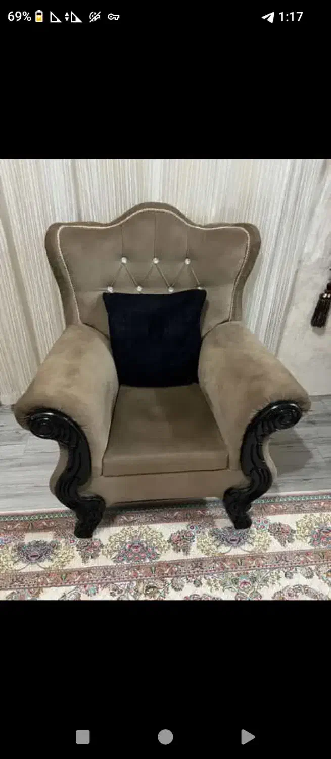 مبل راحتی کلاسیک|مبلمان خانگی و میز عسلی|آستانه اشرفیه, |دیوار