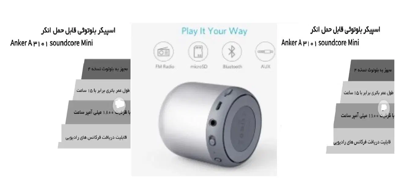 فروش اسپکر آنکر مدل sound mini core A3101|صوتی و تصویری|ایلام, |دیوار