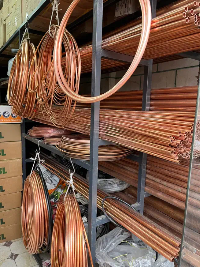 لوله مسی کولرگازی عایق و کابل .مهراصل.بابک.باهنر|کولر گازی و فن‌کوئل|تهران, پامنار|دیوار