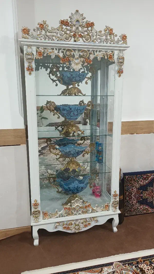 بوفه تاج دار چهار طبقه|بوفه، ویترین، کنسول|قیدار, |دیوار