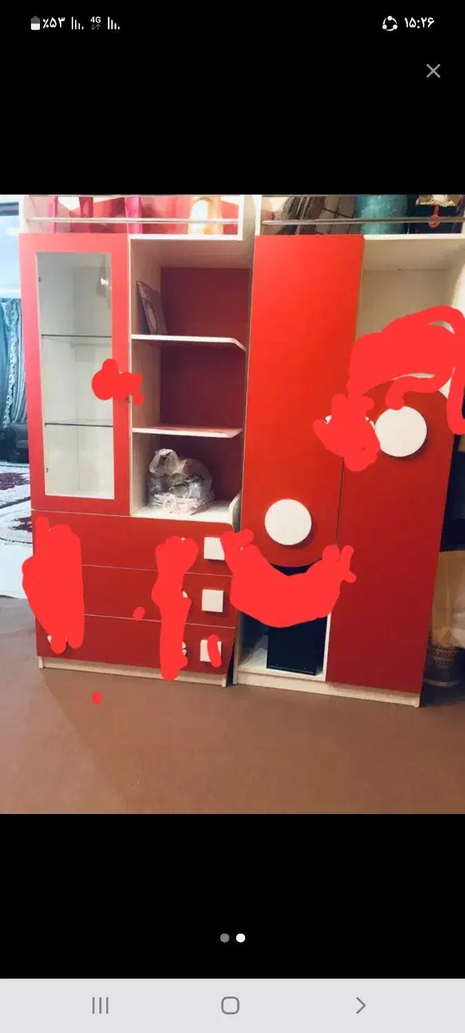 کمد و ویترین کودک جنس ملامین|اسباب و اثاث بچه|برخوار, |دیوار