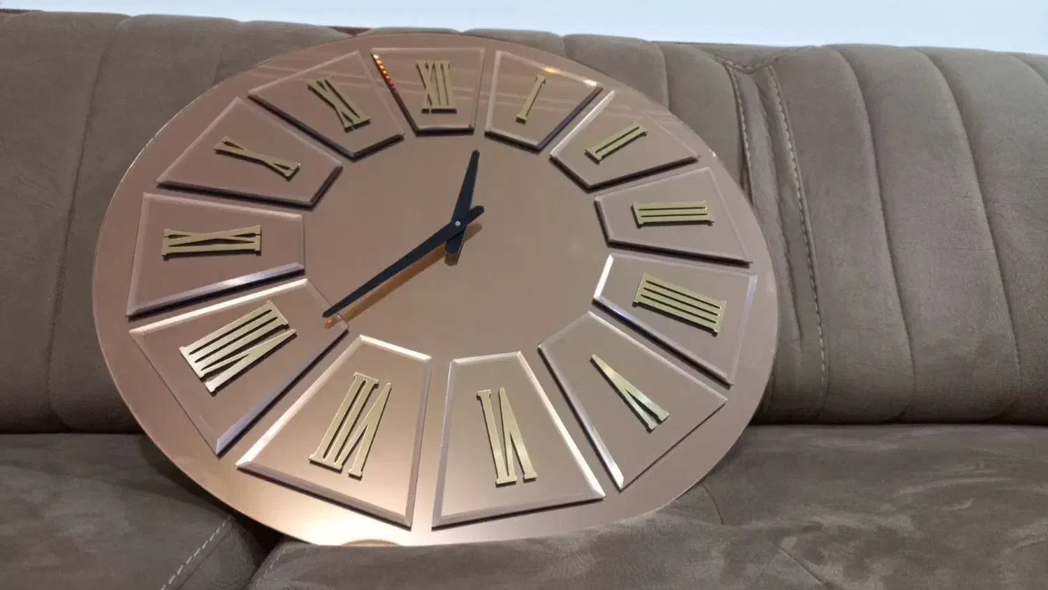 ساعت دیواری آینه ای|ساعت دیواری و تزئینی|قروه, |دیوار