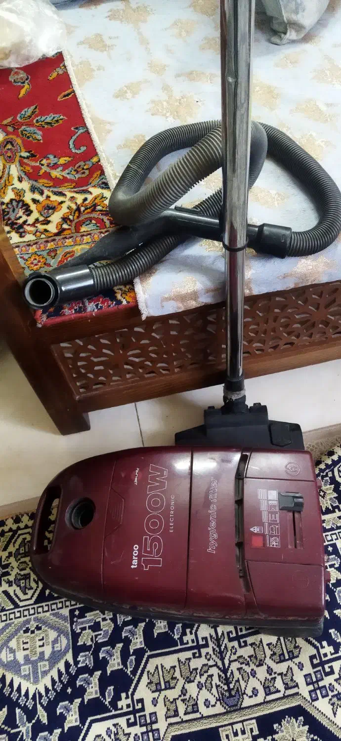 جارو برقی پارس خزر ۱۵۰۰wکارکرده|جاروبرقی، جارو شارژی، بخارشو|برخوار, |دیوار