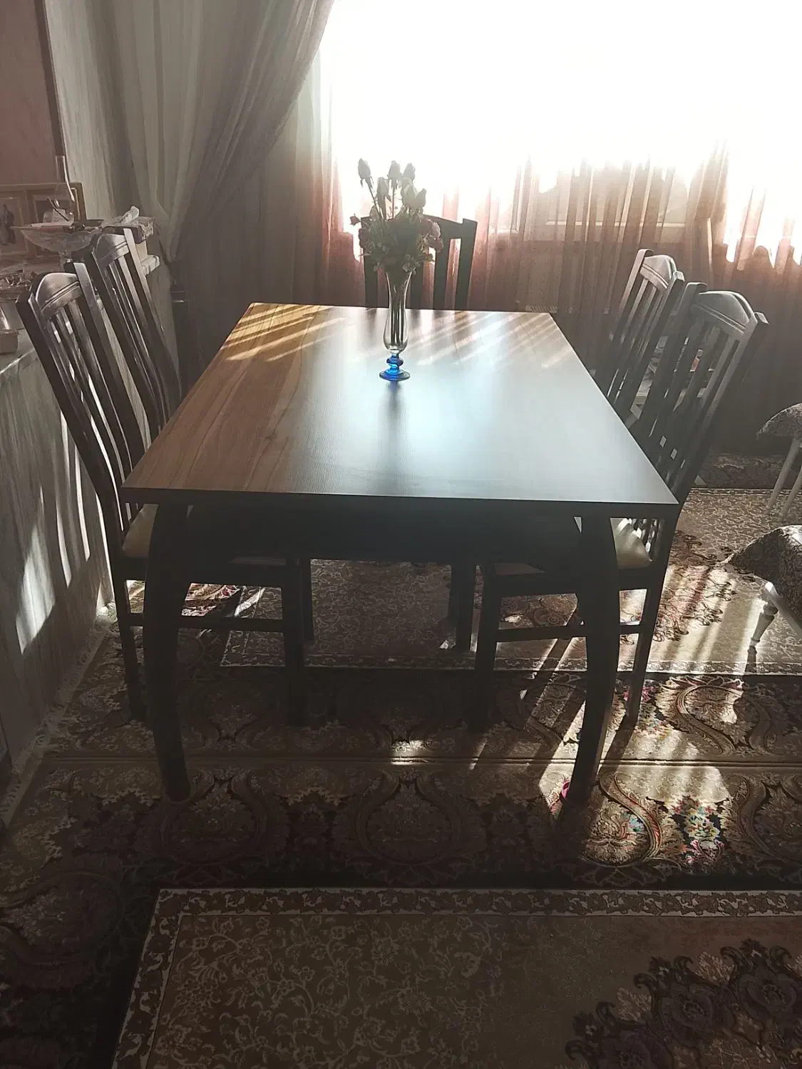 میز ناهار خوری ۶ نفره چوبی.|میز و صندلی غذاخوری|پردیس, فاز ۳|دیوار