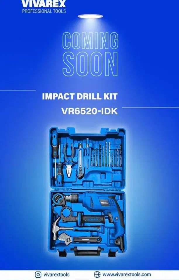 دریل ویوارکس ۶۵۰ وات کامل با لوازم ۱۲ ماه گارنتی|ماشینآلات صنعتی|قدس, شهرقدس|دیوار