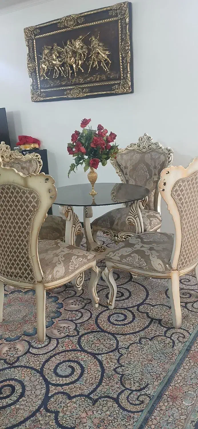 میز غذا|میز و صندلی غذاخوری|قم, نیروگاه|دیوار