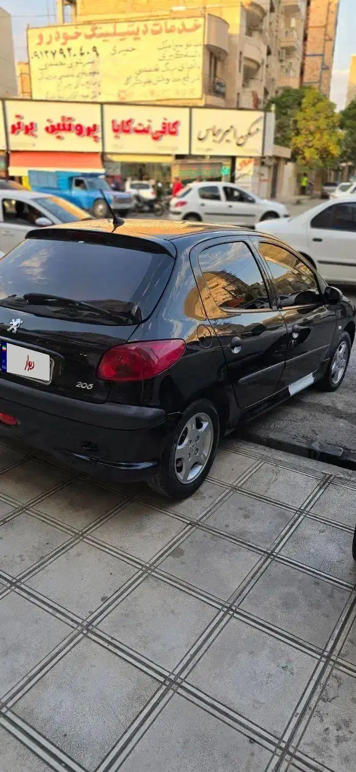 پژو ۲۰۶ تیپ ۵ مدل ۹۶|خودرو سواری و وانت|پاکدشت, پاکدشت (مامازند)|دیوار