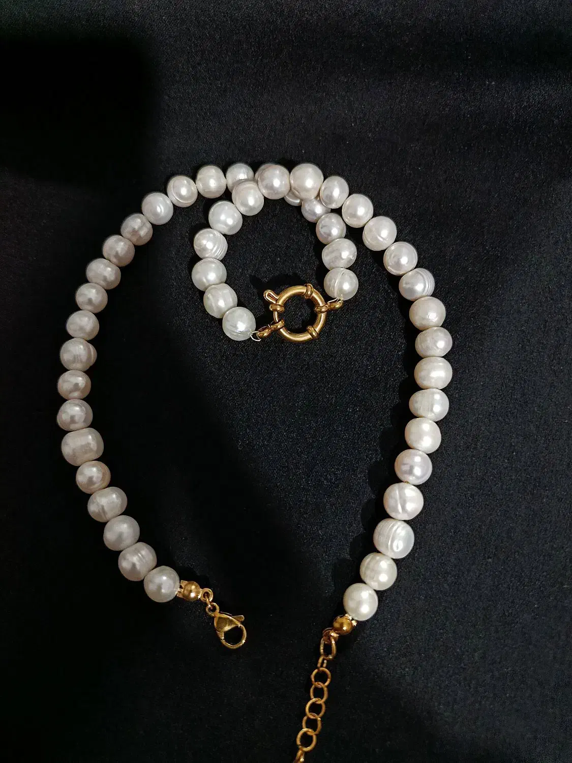 گردنبند اصل مروارید با ضمانت|جواهرات|ارومیه, |دیوار