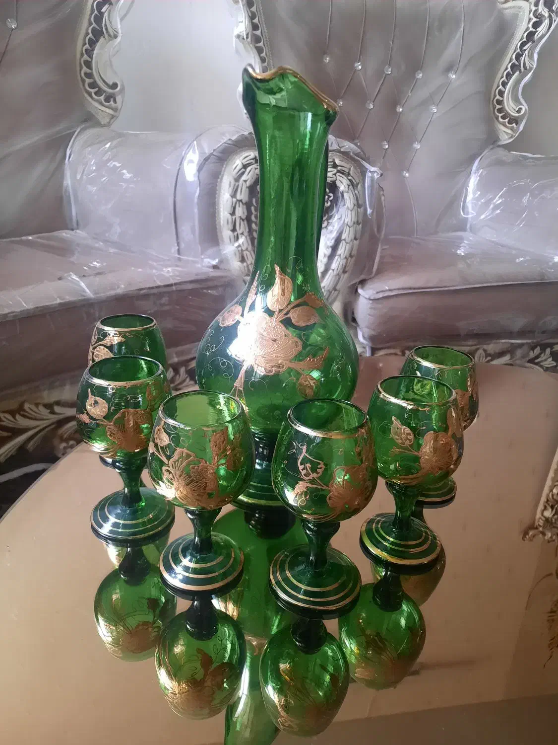 ظروف دکوری قدیمی|صنایع دستی و سایر لوازم تزئینی|کاشان, کارگر|دیوار