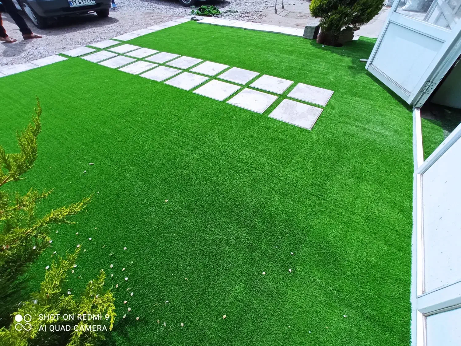 نصب چمن مصنوعی|خدمات باغبانی و درختکاری|رشت, استقامت ۲|دیوار