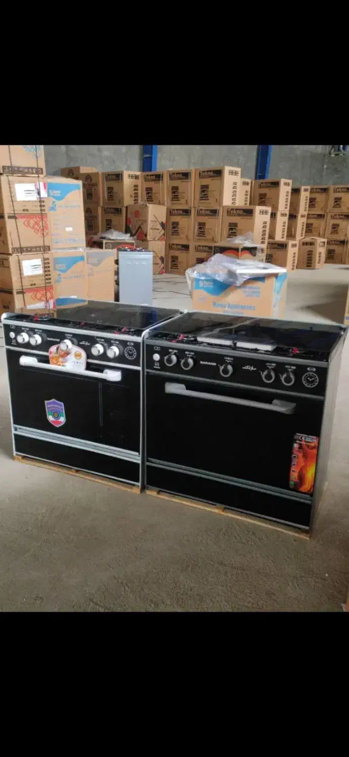 اجاق گاز ۵ شعله نو اکبند صفر سمساری سارانی|اجاق گاز و لوازم برقی پختوپز|زابل, |دیوار