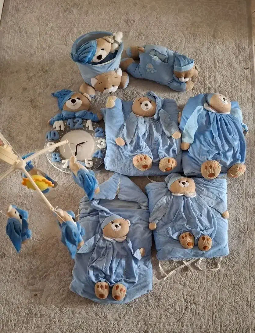 ست سیسمونی لوازم خواب سطل و جادستمالی|اسباب و اثاث بچه|ری, علایین|دیوار