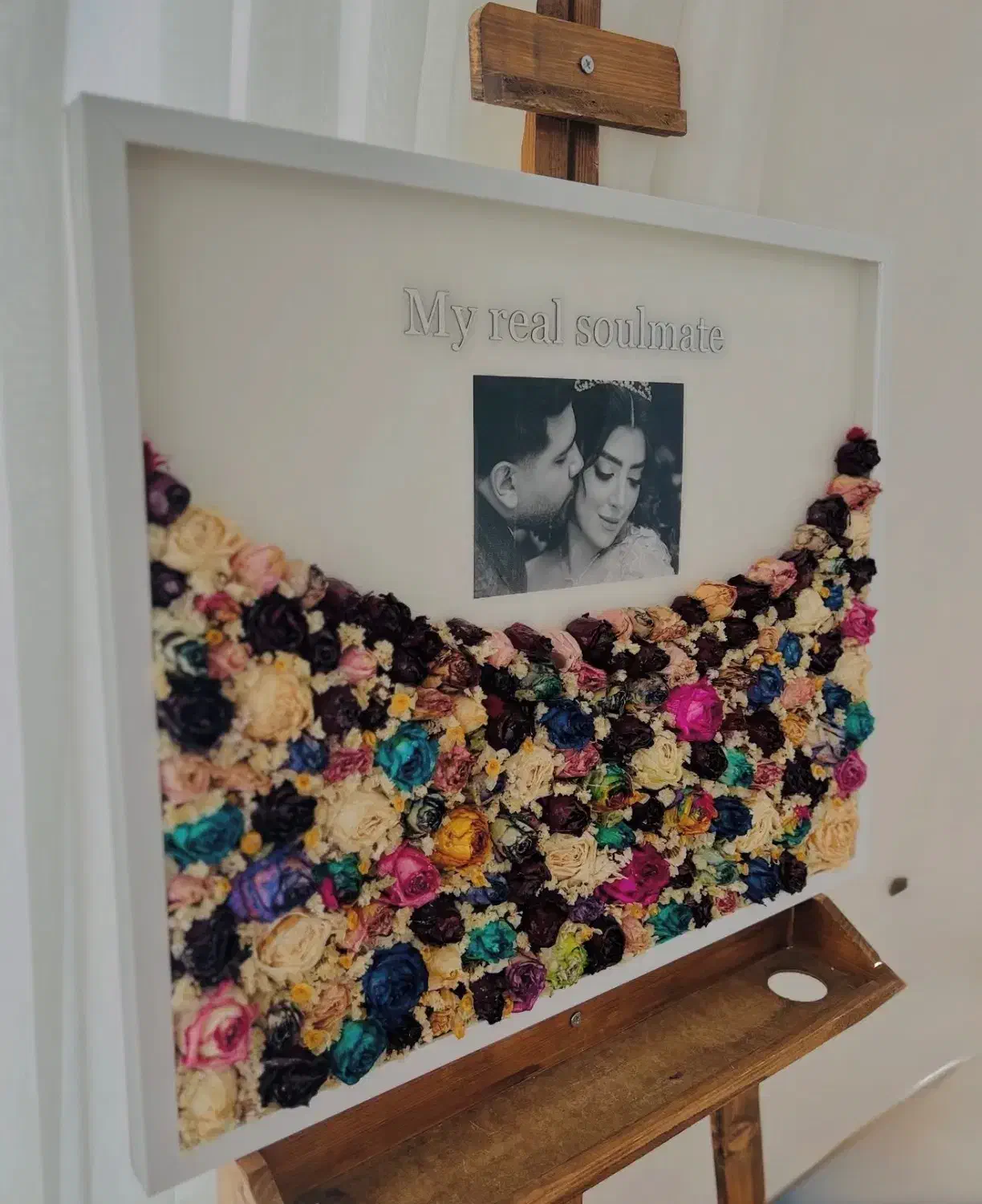 تابلو گل رزینی|تابلو، نقاشی، عکس|تالش, هشتپر|دیوار