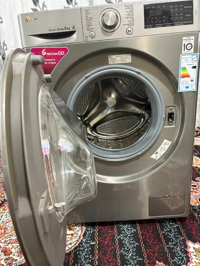 لباس شویی 8کیلویی ال جی اصل اصل|ماشین لباسشویی و خشککن لباس|شیروان (خراسان), |دیوار