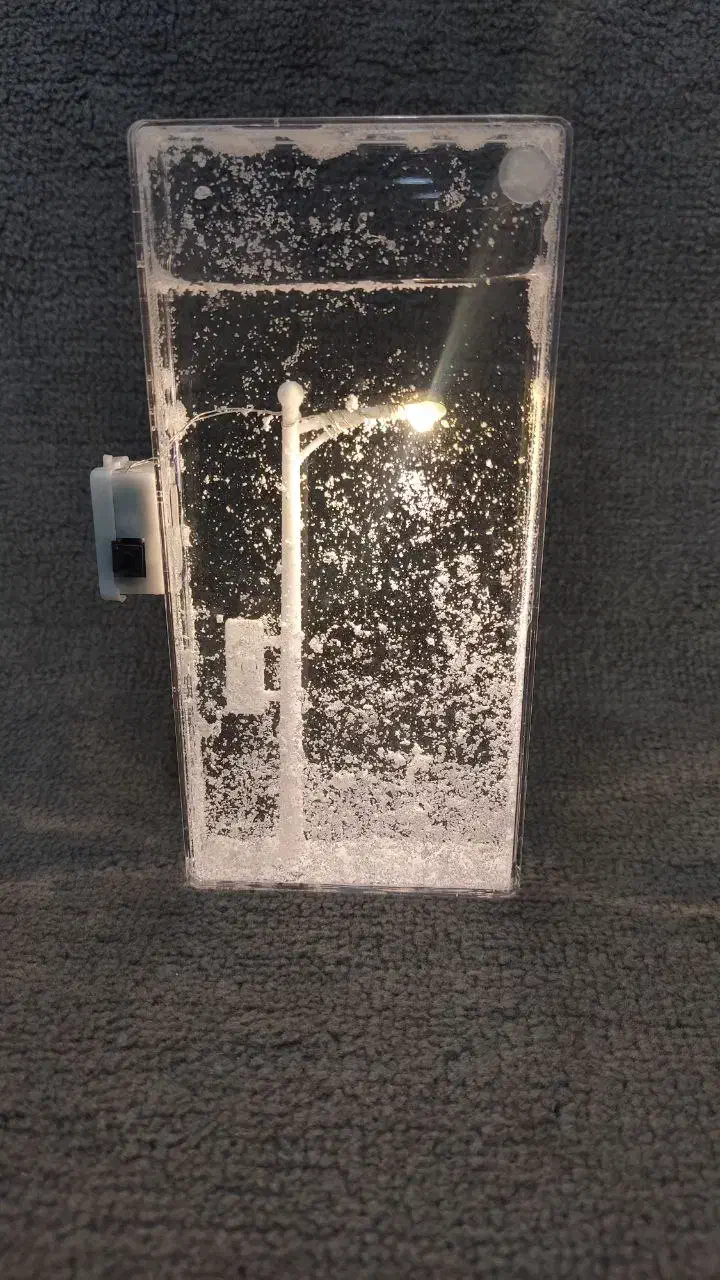 چراغ خواب برفی، دکوری پاییزی و زمستونی|چراغ خواب و آباژور|تهران, ونک|دیوار