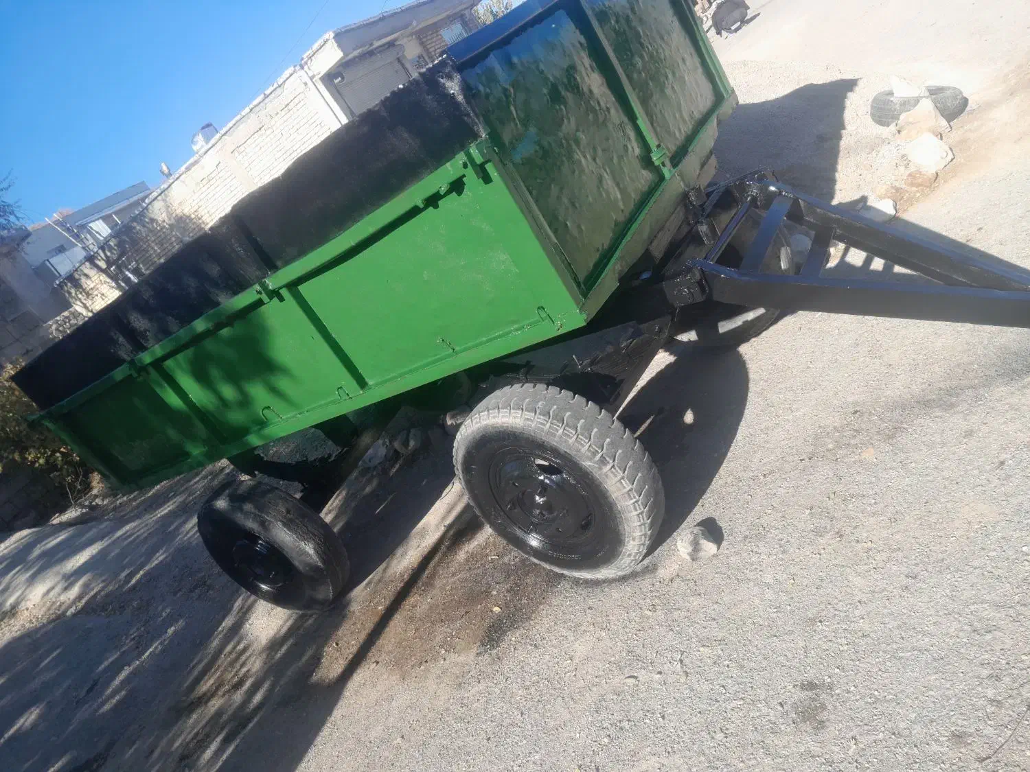 تریلی چهار چرخ|ماشینآلات صنعتی|گهواره, |دیوار