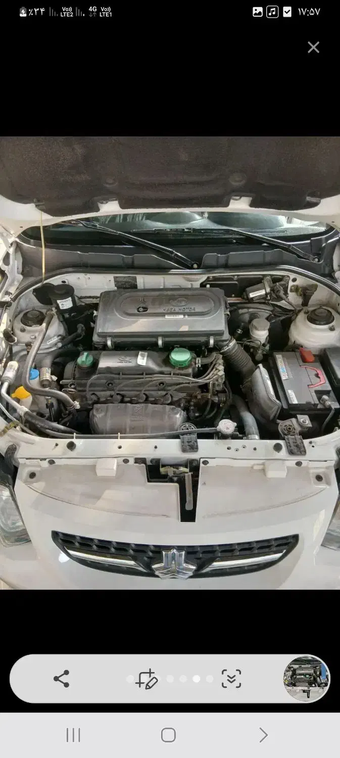 کوییک S مدل ۴۰۲ سفید آس آس درحد کارمندی بی رنگ|خودرو سواری و وانت|بروجرد, |دیوار