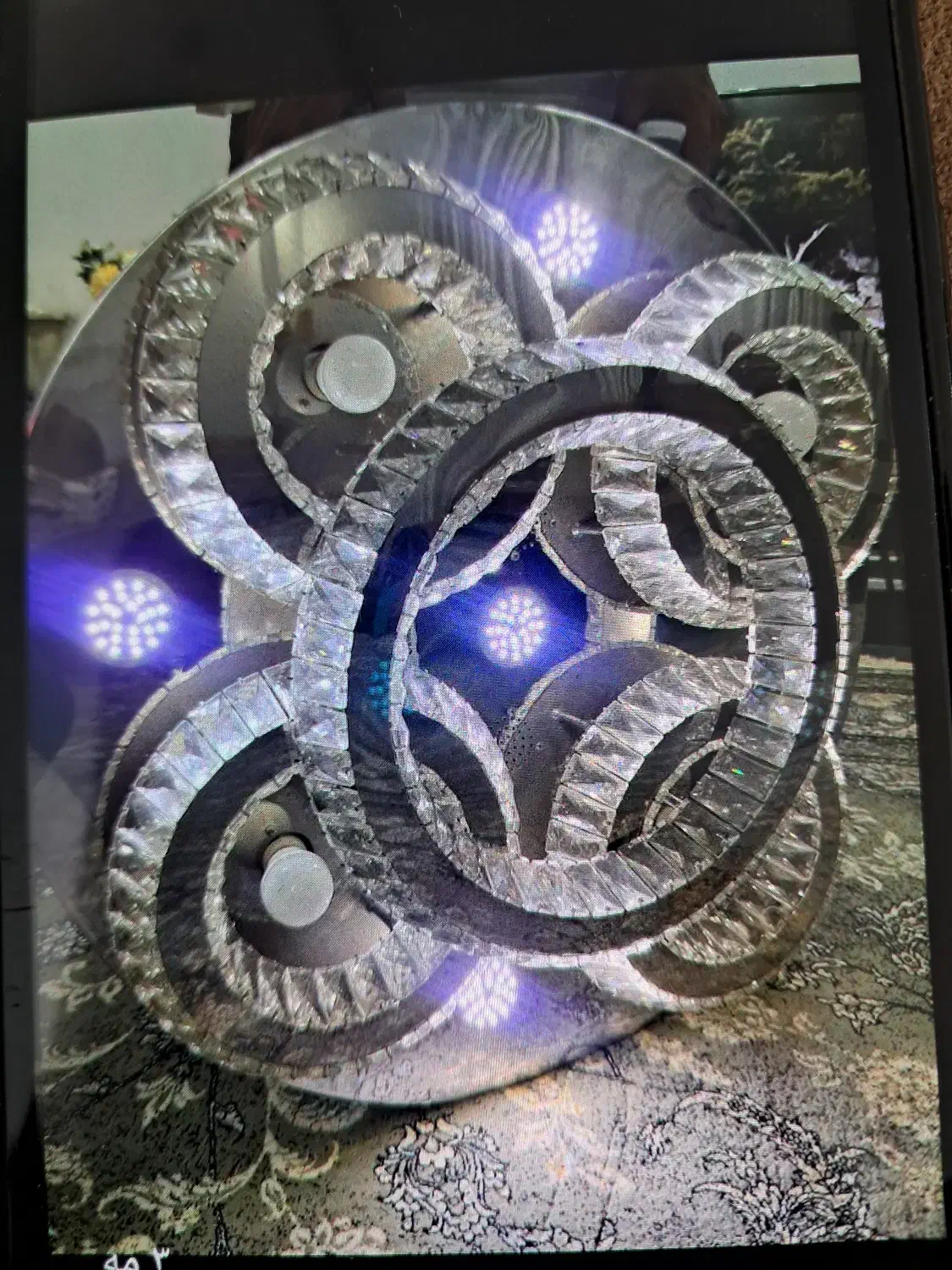 لوستر سقفی بلوتوث دار مدل المپیک سه حالته|لوستر و چراغ آویز|بندر ماهشهر, |دیوار