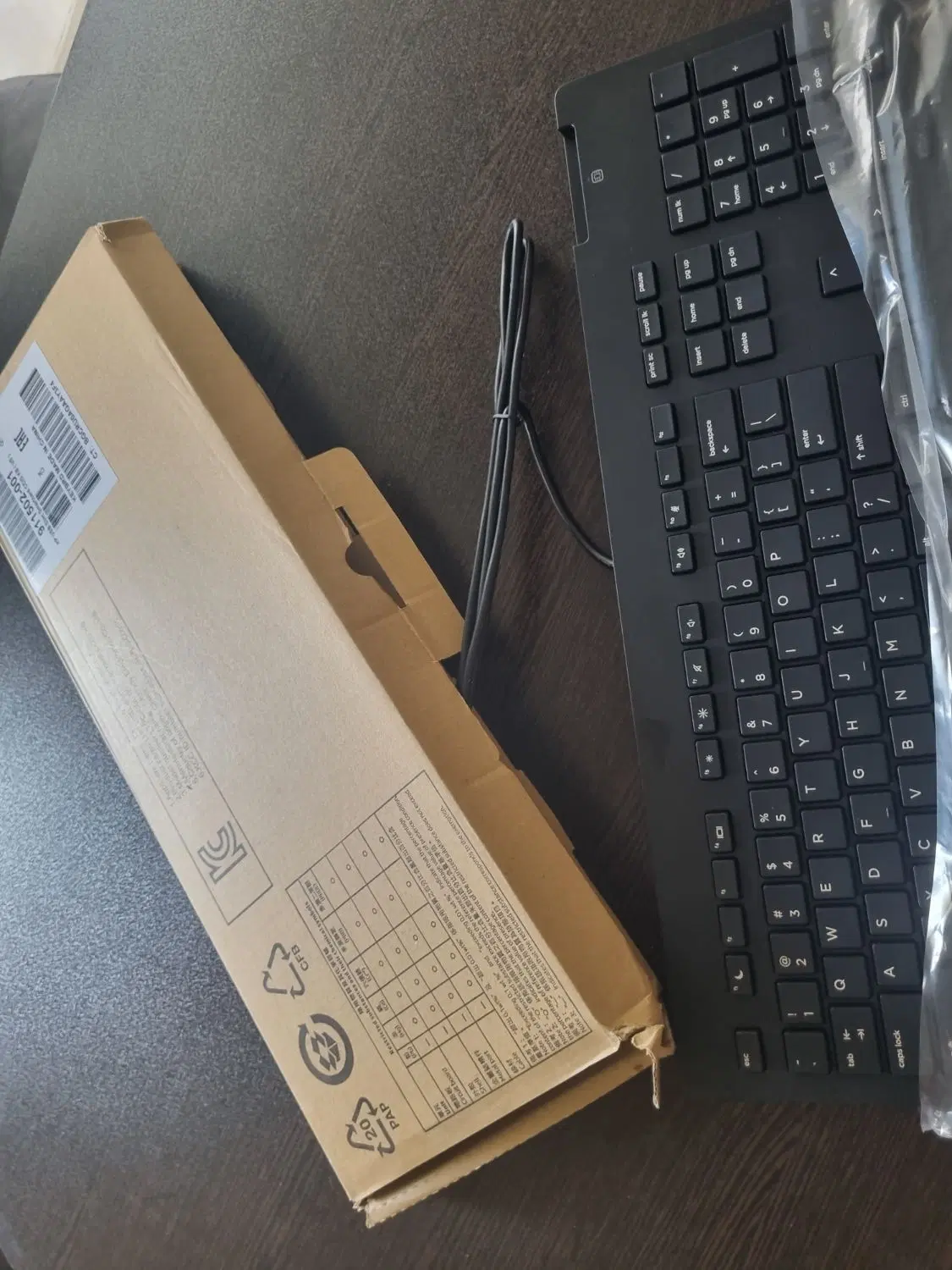 کیبورد سیم دار HP مدل HP USB Slim Smartcard|قطعات و لوازم جانبی رایانه|تهران, کوی بیمه|دیوار