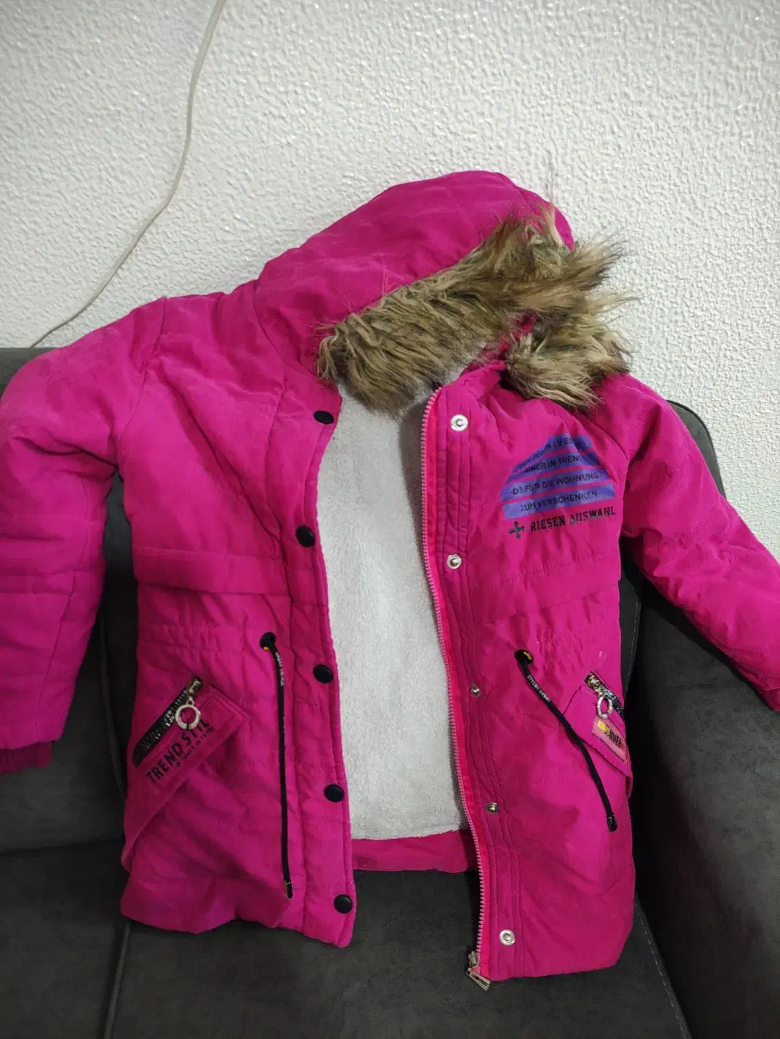 کاپشن دخترانه سایز 32|کفش و لباس بچه|شاهین‌شهر, خانه کارگر|دیوار