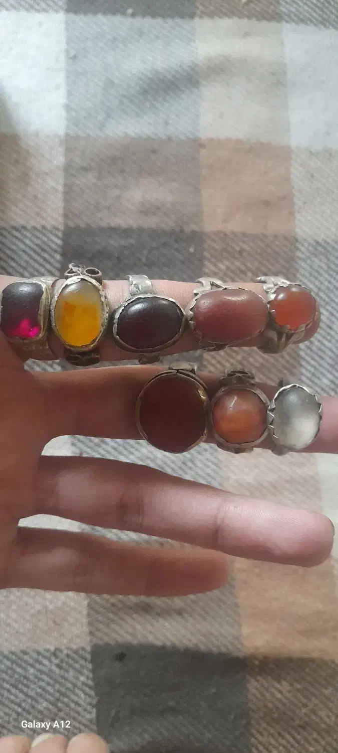 انگشتر قدیمی عتیقه تراش دار|جواهرات|تهران, هلال احمر|دیوار