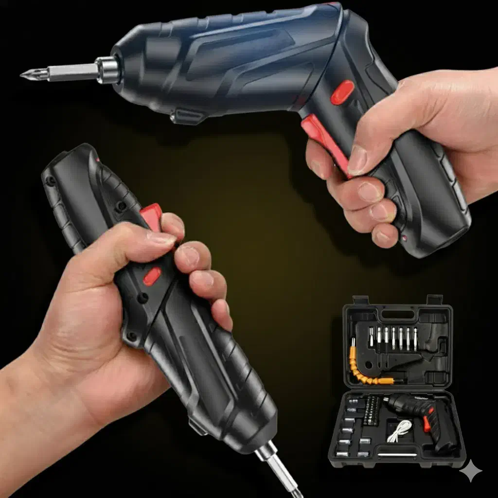 مجموعه ۴۷ عددی دریل شارژی مدل DrillMax/همه‌فن‌حریف|ابزارآلات|سنندج, |دیوار