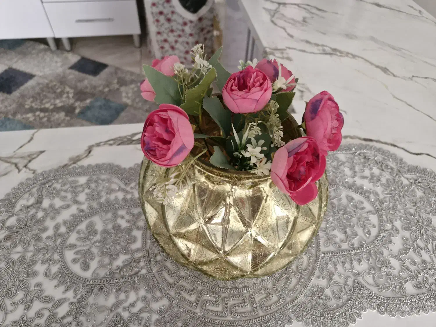 گلدان|گل مصنوعی|فردیس, فردیس|دیوار