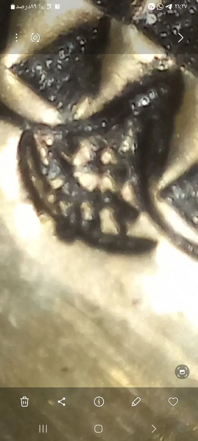 کاسهپایهدارنقرهمیناتوریاعلا|کلکسیون اشیاء عتیقه|گرگان, |دیوار