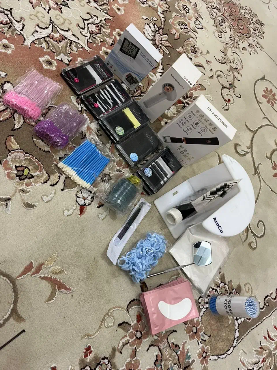 ست کامل تجهیزات کاشت و اکستنشن مژه فروش تک نداریم|آرایشگاه و سالن‌های زیبایی|امیدیه, |دیوار