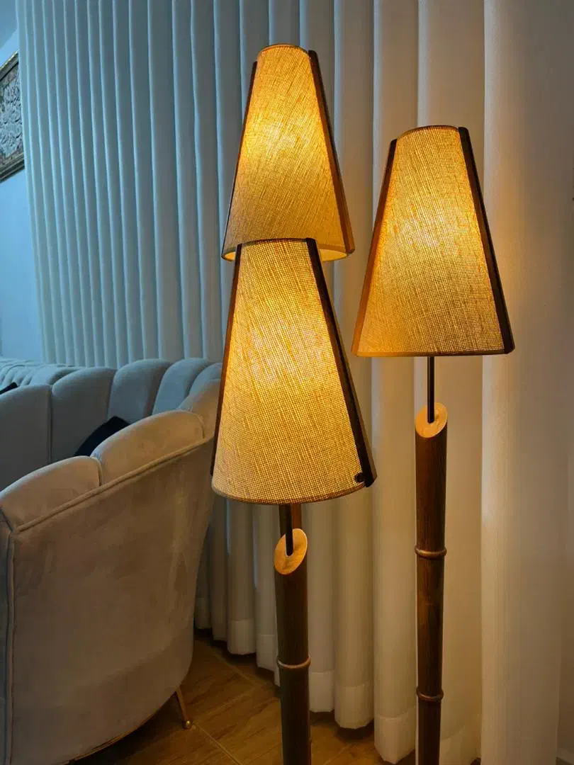 آباژور چوبی|چراغ خواب و آباژور|بابل, |دیوار