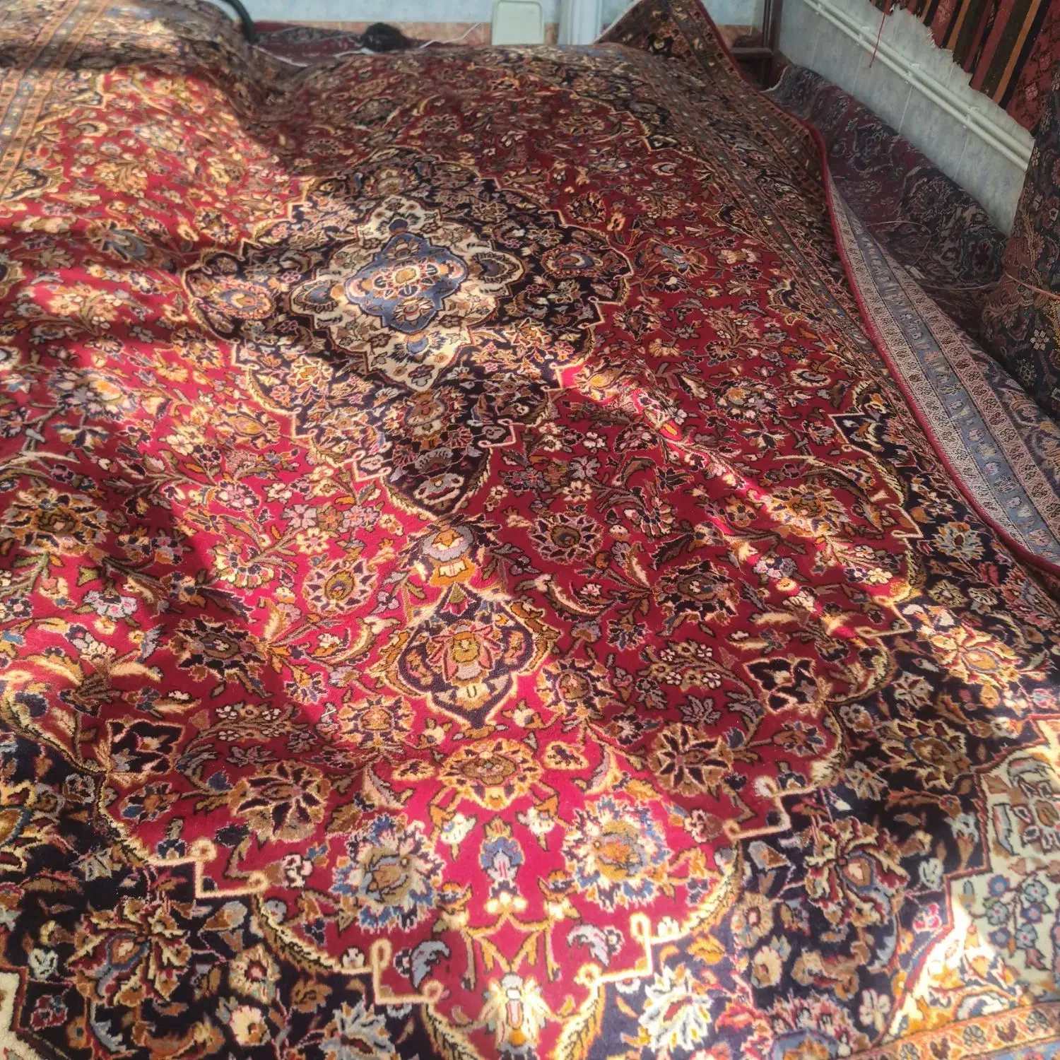 فرش ۱۴متری دستبافت آذرایپک|فرش|آذرشهر, |دیوار