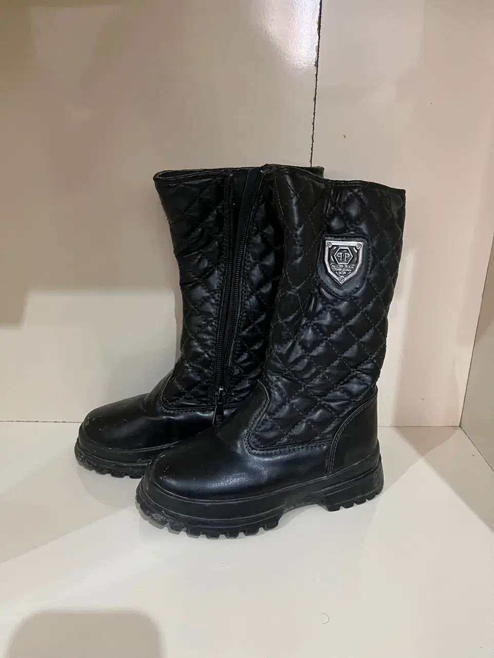 پوتین بچه سایز ۲۸ ساق بلد|کفش و لباس بچه|زرند, |دیوار