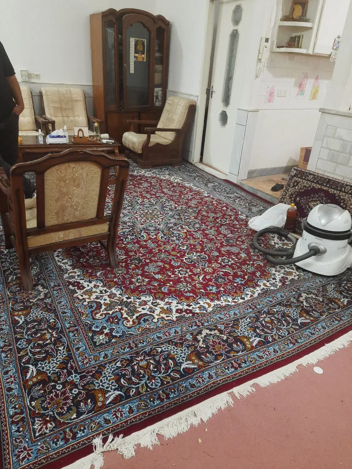 فرش دست دوم|فرش|کاشان, ولی سلطان|دیوار