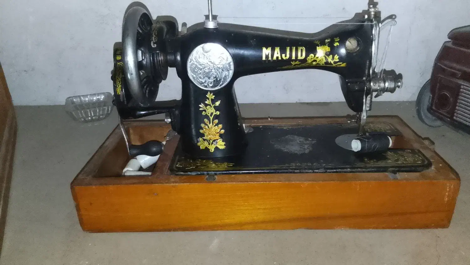 چرخ قدیمی مارشال فروش فوری|چرخ خیاطی و ریسندگی|ساری, |دیوار