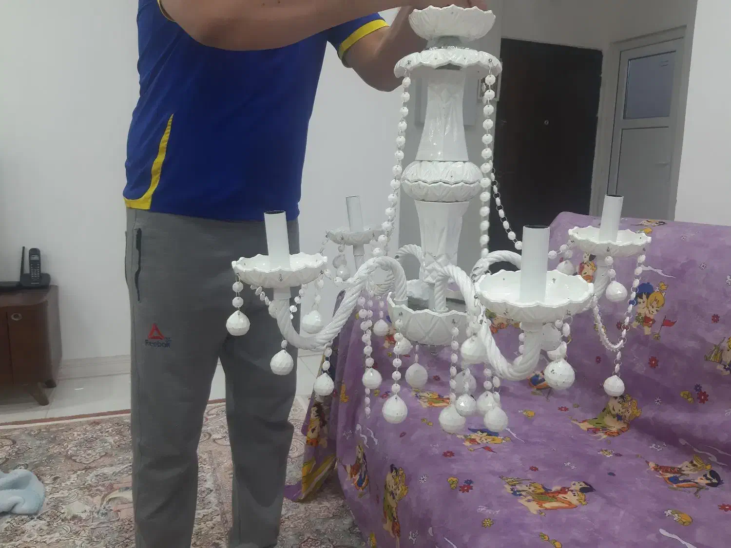 لوستر شیک|لوستر و چراغ آویز|اهواز, کوی جانبازان(دانش)|دیوار