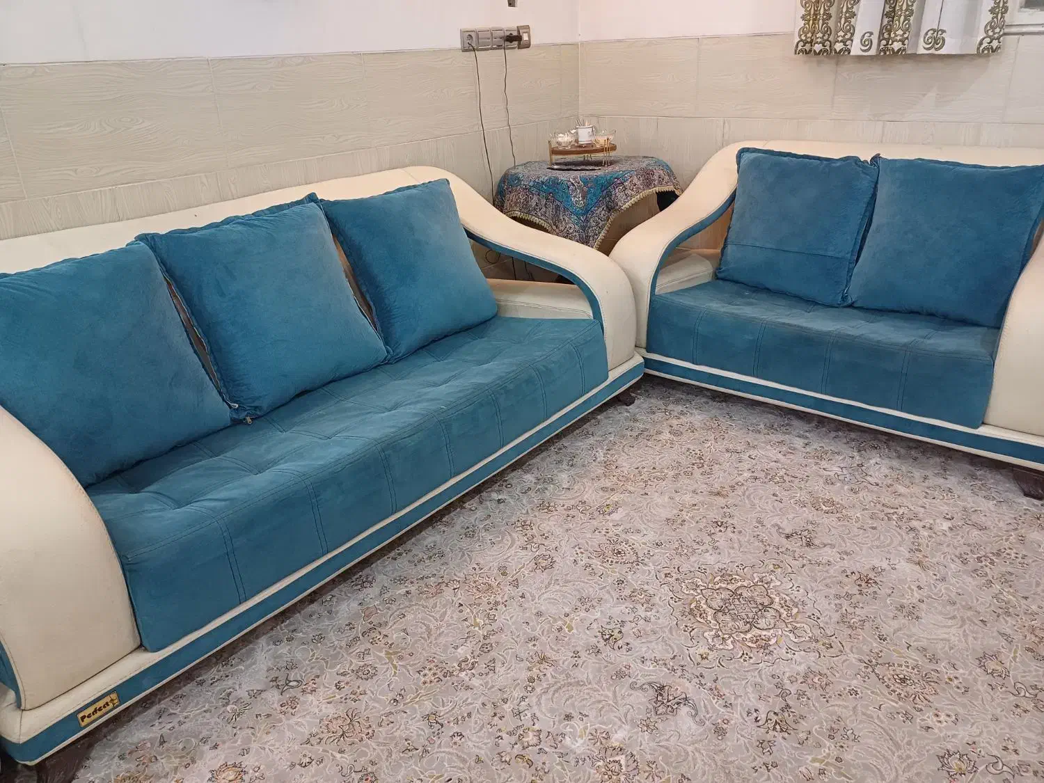 مبل فیروزه ای|مبلمان خانگی و میز عسلی|یزد, |دیوار