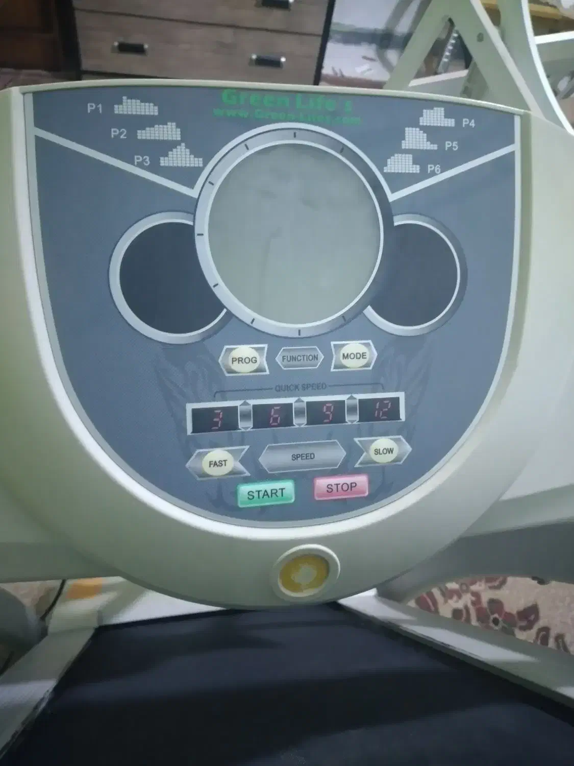 یک دستگاه تردمیل گرین لایف سالم درحدنوباویبراتور|تجهیزات ورزشی|شاهرود, |دیوار