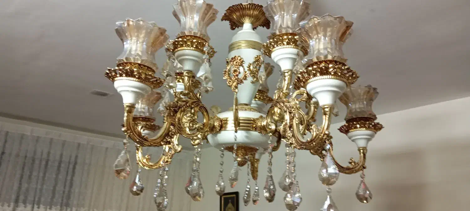 فروش لوستر زیبا و نو|لوستر و چراغ آویز|محمدیه-قزوین, |دیوار