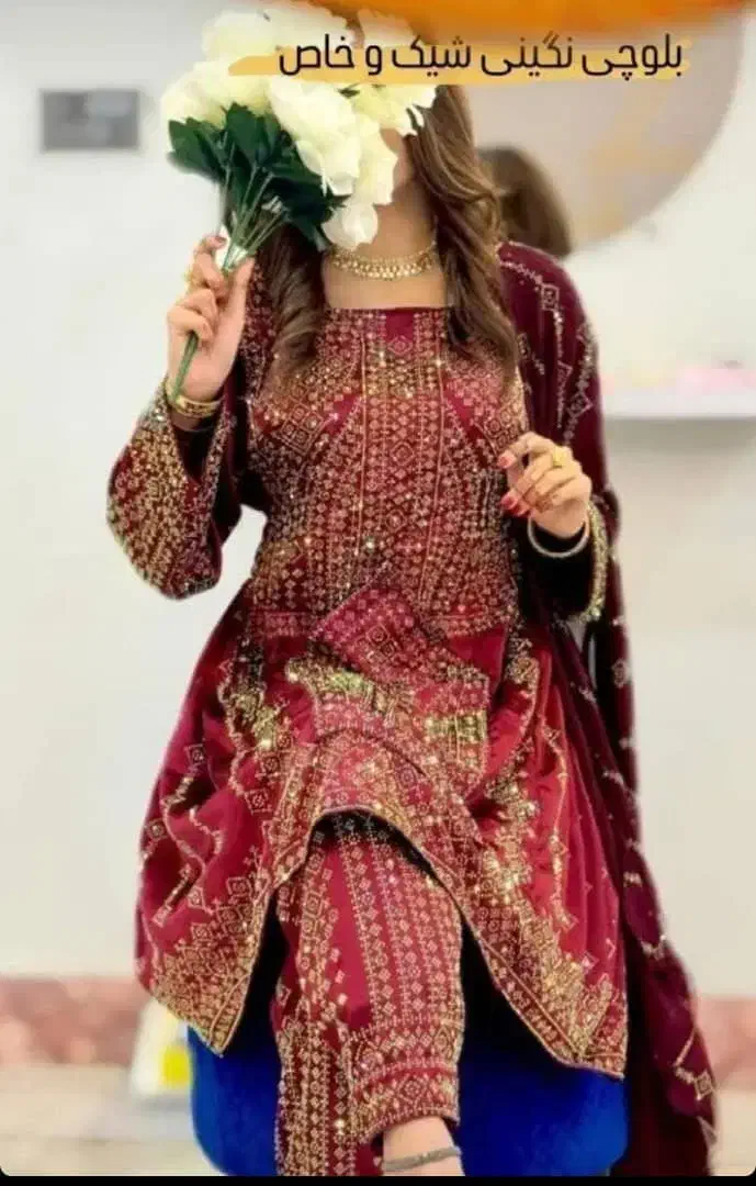 لباس بلوچی|لباس|کیش, |دیوار