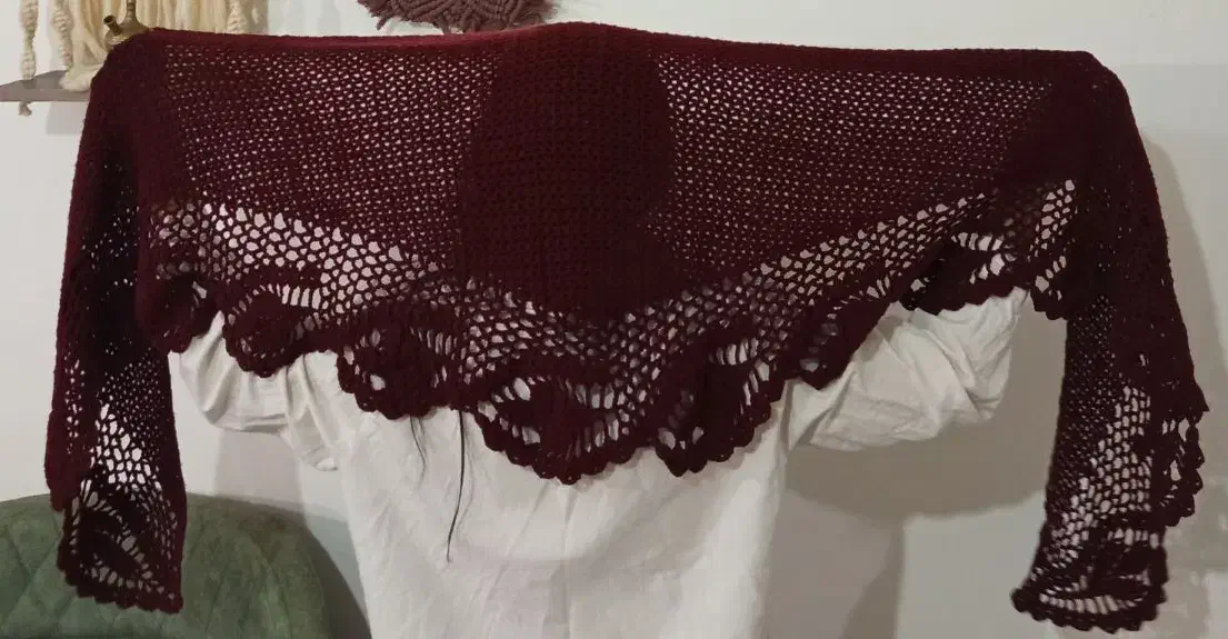 شال دست بافت زیر قیمت بازار|لباس|کلاردشت, |دیوار