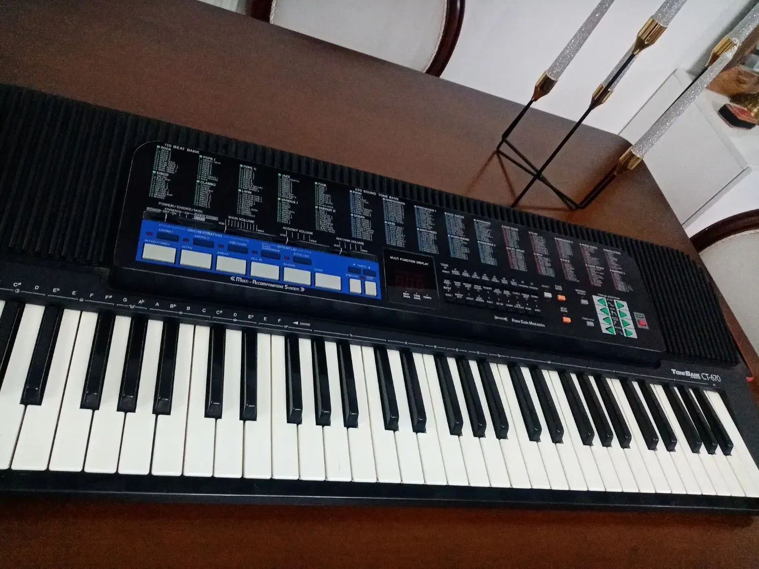 ارگ کاسیو ct670 میدی خور اصل ژاپن|پیانو، کیبورد، آکاردئون|تبریز, |دیوار