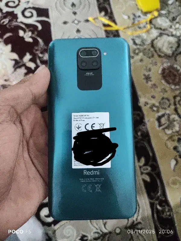 note 9 شیامی ردمی نوت ۹|موبایل|قم, شاه ابراهیم|دیوار