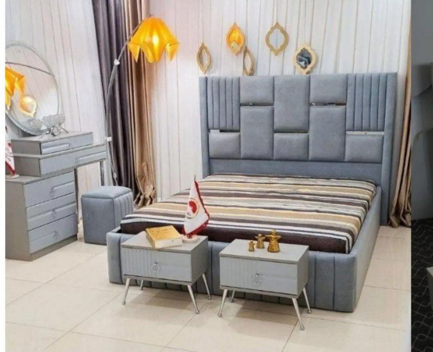 سرویس خواب پارچه خور|تخت و سرویس خواب|قزوین, |دیوار
